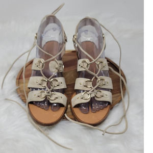 Club Monaco Jonet Sandal Tan Women's 38 - US 7 *READ